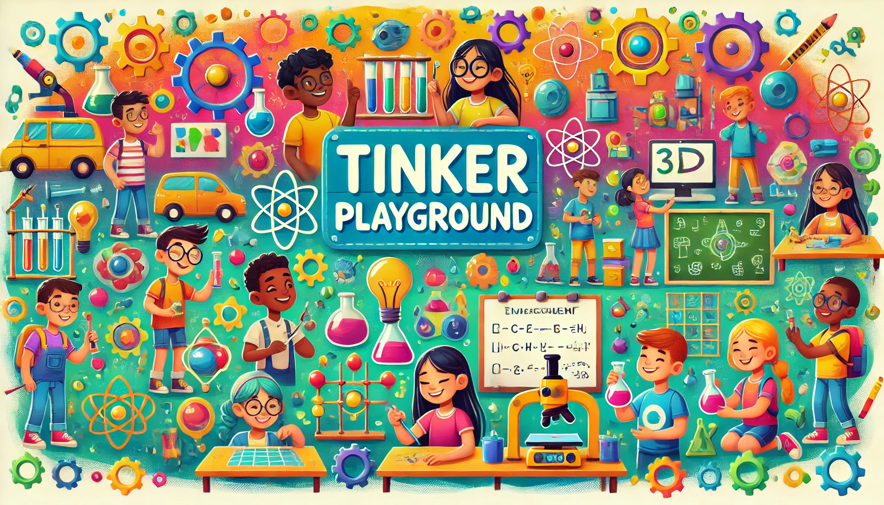 Tinker Playground About Us banner